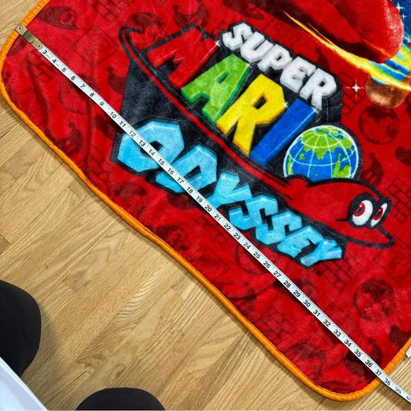 Nintendo | 2018 Super Mario Odyssey  Soft 100% Polyester Kids Blanket Throw - Picture 9 of 10